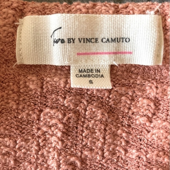 VINCE CAMUTO SWEATER | SIZE Small button down v neck shape - Picture 3 of 6